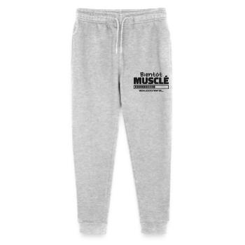 Bientôt Musclé - Veuillez Patienter - Pantalon de jogging bio Mini Mover Stanley/Stella Ado  - gris chiné - Devant
