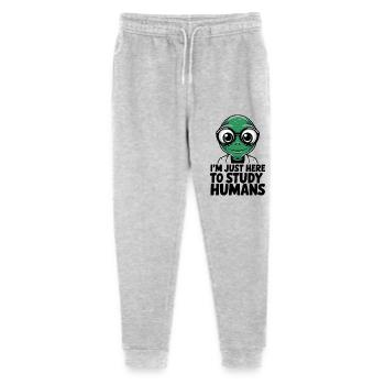 I'm Just Here to Study Humans Alien - Stanley/Stella Mini Mover Teen Organic Jogging Trousers  - heather grey - Front