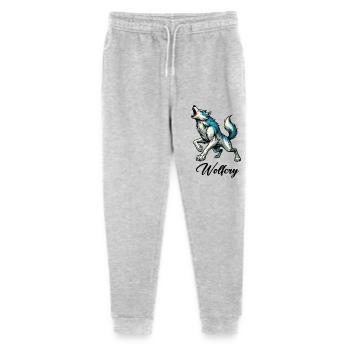 Wolf Comic - Stanley/Stella Teenager Bio Jogginghose Mini Mover  - Grau meliert - Vorne