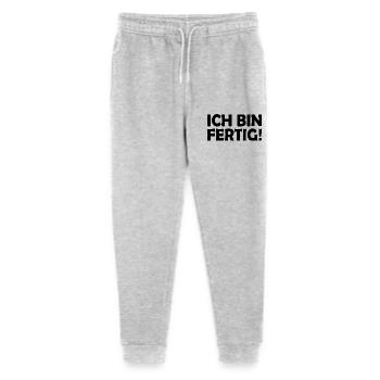 Ich bin fertig - Stanley/Stella Teenager Bio Jogginghose Mini Mover  - Grau meliert - Vorne