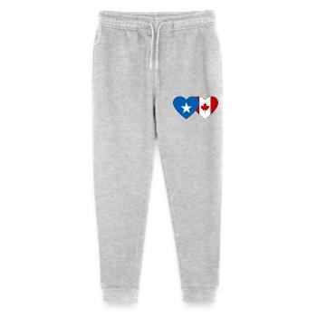 Somalia Kanada Flagge Herz - Stanley/Stella Teenager Bio Jogginghose Mini Mover  - Grau meliert - Vorne