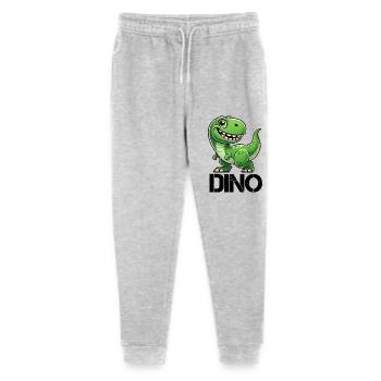 Dino Dinosaurier - Stanley/Stella Teenager Bio Jogginghose Mini Mover  - Grau meliert - Vorne