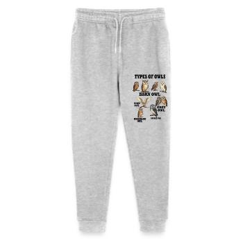 Types of Owls Educational Collection Cute Owl 2025 - Pantalon de jogging bio Mini Mover Stanley/Stella Ado  - gris chiné - Devant