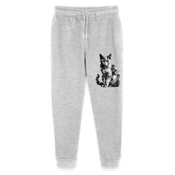 Design « Prowler » - Pantalon de jogging bio Mini Mover Stanley/Stella Ado  - gris chiné - Devant