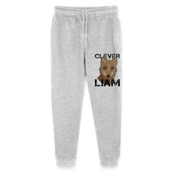 Liam's birthday Liam - Stanley/Stella Mini Mover Teen Organic Jogging Trousers  - heather grey - Front
