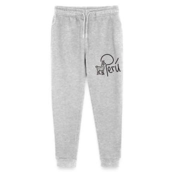 Manuscrit du Pérou avec animal - Pantalon de jogging bio Mini Mover Stanley/Stella Ado  - gris chiné - Devant