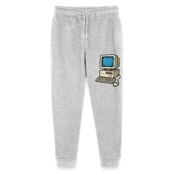 Informatique Old School - Pantalon de jogging bio Mini Mover Stanley/Stella Ado  - gris chiné - Devant