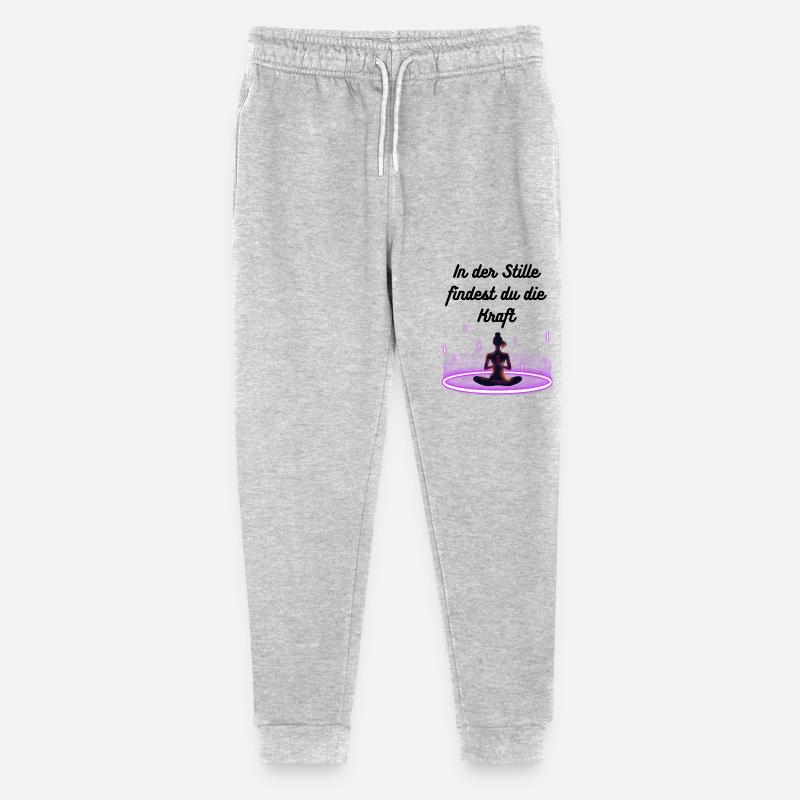 C’est dans le silence que vous trouvez la force - Pantalon de jogging bio Mini Mover Stanley/Stella Ado  - gris chiné