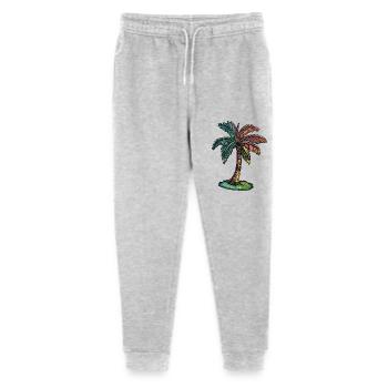 Palm Tree Beach - Stanley/Stella Mini Mover Teen Organic Jogging Trousers  - heather grey - Front