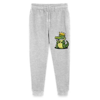 Alligator Cartoon Couronne - Pantalon de jogging bio Mini Mover Stanley/Stella Ado  - gris chiné - Devant