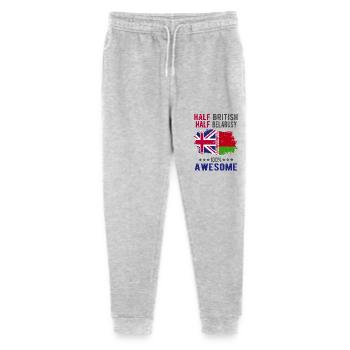 Moitié britannique moitié biélorusse - Pantalon de jogging bio Mini Mover Stanley/Stella Ado  - gris chiné - Devant