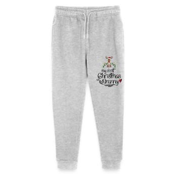 Lustige Geschenke für Granny zu Weihnachten - Stanley/Stella Teenager Bio Jogginghose Mini Mover  - Grau meliert - Vorne