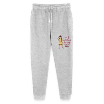 I'm 3 - Girl Chef - Stanley/Stella Mini Mover Teen Organic Jogging Trousers  - heather grey - Front