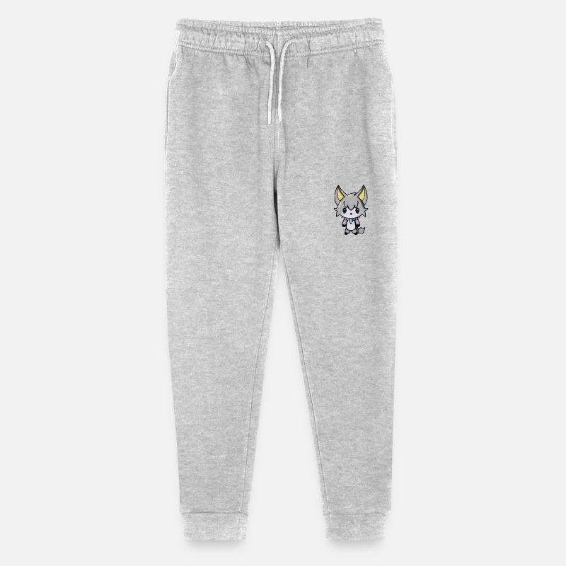 Wolf Wolfhound Vampire Emo - Pantalon de jogging bio Mini Mover Stanley/Stella Ado  - gris chiné