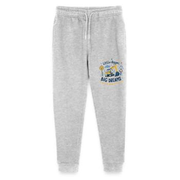 Little Digger Big Dreams - Conception mignonne de l’excavatrice - Pantalon de jogging bio Mini Mover Stanley/Stella Ado  - gris chiné - Devant