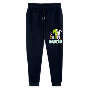 My first Easter. Cute design with baby rabbit - Stanley/Stella Mini Mover Teen Organic Jogging Trousers  - navy - Front
