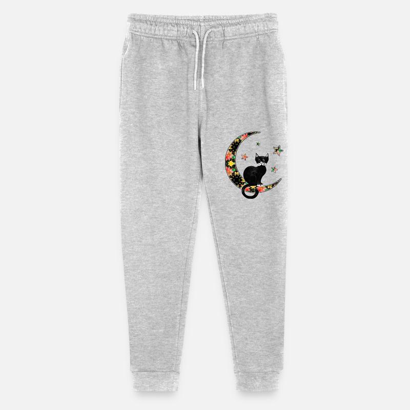 Chat - Pantalon de jogging bio Mini Mover Stanley/Stella Ado  - gris chiné
