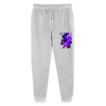 "Blacklight" Acrylic Paint by Marco Eckenbrecht - Stanley/Stella Mini Mover Teen Organic Jogging Trousers  - heather grey - Front