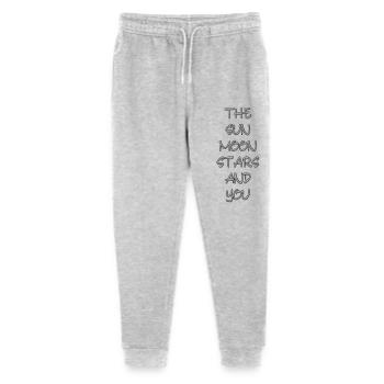 The Sun, Moon, Stars & You - Stanley/Stella Mini Mover Teen Organic Jogging Trousers  - heather grey - Front