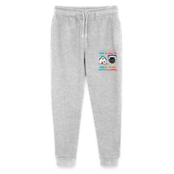 Building surveillance - Stanley/Stella Mini Mover Teen Organic Jogging Trousers  - heather grey - Front