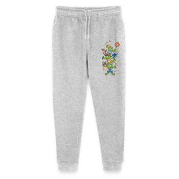 Frog Party - Stanley/Stella Mini Mover Teen Organic Jogging Trousers  - heather grey - Front
