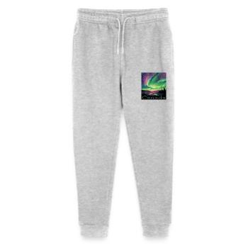 Canada Saskatchewan Northern Lights Holiday Design - Stanley/Stella Mini Mover Teen Organic Jogging Trousers  - heather grey - Front