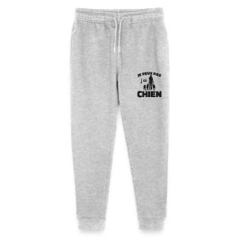 Je peux pas, j'ai chiens - Pantalon de jogging bio Mini Mover Stanley/Stella Ado  - gris chiné - Devant