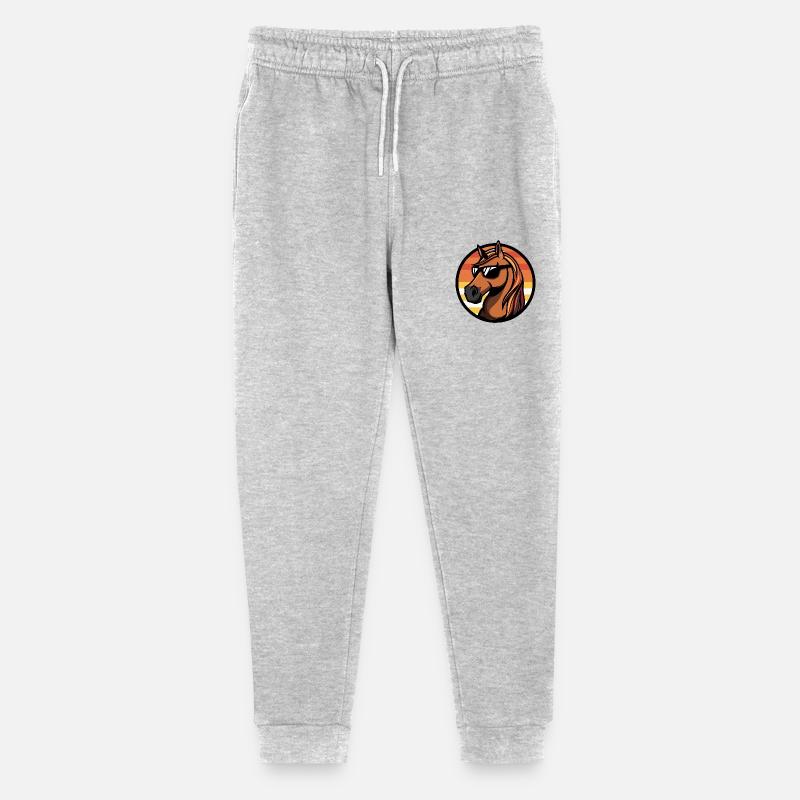 Cheval Bande dessinée cool - Pantalon de jogging bio Mini Mover Stanley/Stella Ado  - gris chiné