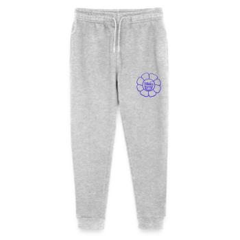 Flower Peep Nasty Mean Cool Grin Naughty Face - Stanley/Stella Mini Mover Teen Organic Jogging Trousers  - heather grey - Front