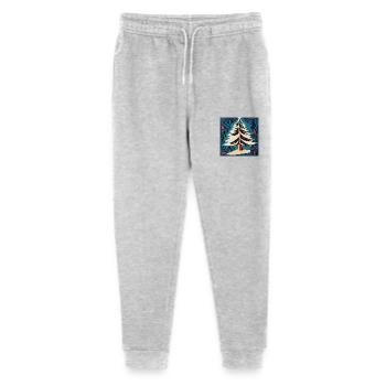 Weihnachtsbaum - Stanley/Stella Teenager Bio Jogginghose Mini Mover  - Grau meliert - Vorne