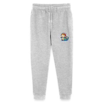 Dragon Cartoon - Stanley/Stella Mini Mover Teen Organic Jogging Trousers  - heather grey - Front