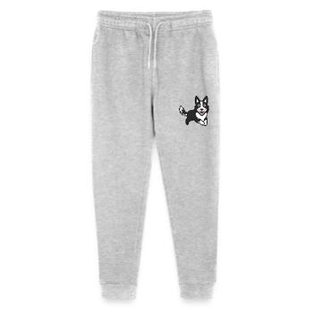 Border Collie - Pantalon de jogging bio Mini Mover Stanley/Stella Ado  - gris chiné - Devant