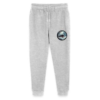 Loup dans la forêt enneigée - Pantalon de jogging bio Mini Mover Stanley/Stella Ado  - gris chiné - Devant