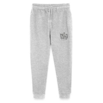 Graphique floral - Pantalon de jogging bio Mini Mover Stanley/Stella Ado  - gris chiné - Devant