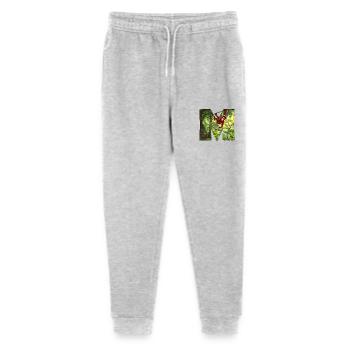 jungle with monkey m - Stanley/Stella Mini Mover Teen Organic Jogging Trousers  - heather grey - Front