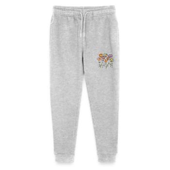 Blumen - Stanley/Stella Teenager Bio Jogginghose Mini Mover  - Grau meliert - Vorne