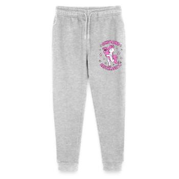 Schulkind 2026 Erstklassich Einschulung Einhorn - Stanley/Stella Teenager Bio Jogginghose Mini Mover  - Grau meliert - Vorne