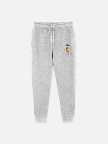 Golden Skier - Stanley/Stella Mini Mover Teen Organic Jogging Trousers  - heather grey