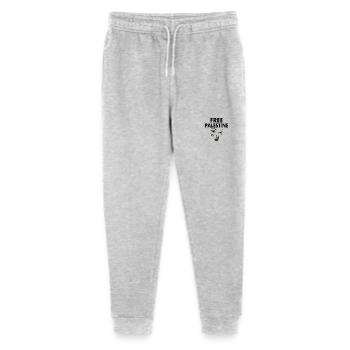 Free palestine - Stanley/Stella Mini Mover Teen Organic Jogging Trousers  - heather grey - Front