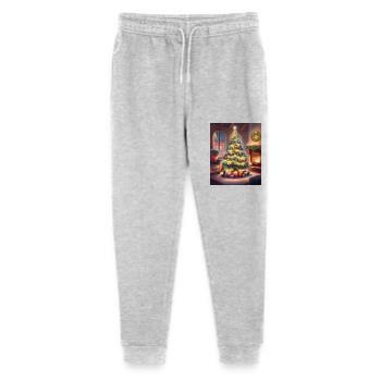 Noël à la maison - Pantalon de jogging bio Mini Mover Stanley/Stella Ado  - gris chiné - Devant