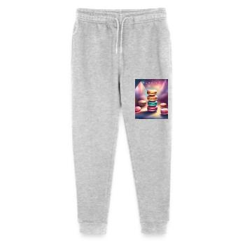 Funny and colorful macarons - Stanley/Stella Mini Mover Teen Organic Jogging Trousers  - heather grey - Front
