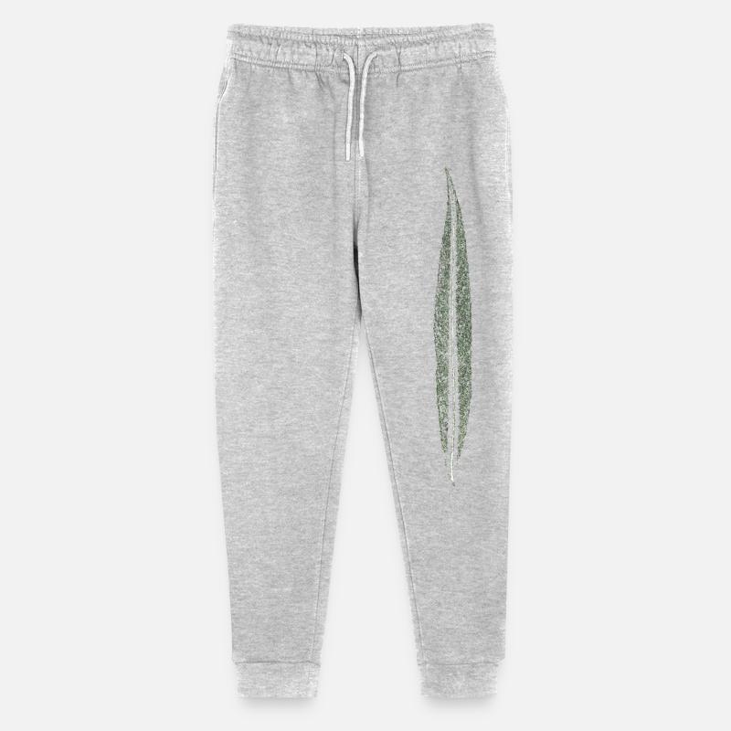 Feuille de saule / feuille / nature - Pantalon de jogging bio Mini Mover Stanley/Stella Ado  - gris chiné