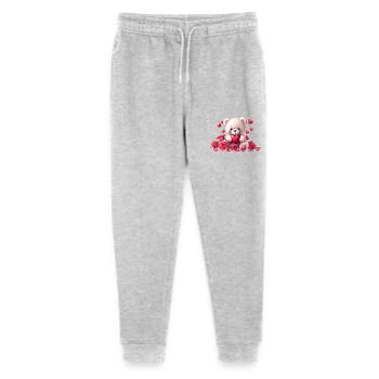 Verliebter Teddy - Stanley/Stella Teenager Bio Jogginghose Mini Mover  - Grau meliert - Vorne