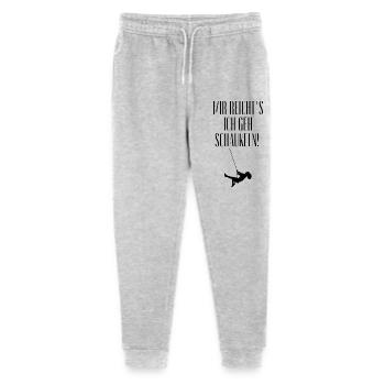 Schaukelpause - Statement mit Schwung - Stanley/Stella Teenager Bio Jogginghose Mini Mover  - Grau meliert - Vorne