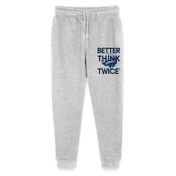 Besser zweimal Nachdenken - Stanley/Stella Teenager Bio Jogginghose Mini Mover  - Grau meliert - Vorne