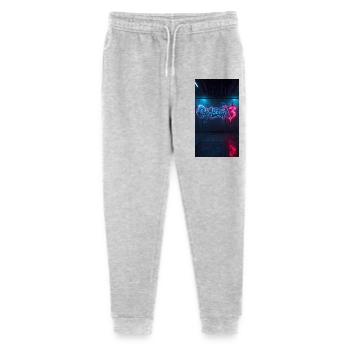 Omega3 Neon Graffiti - Stanley/Stella Teenager Bio Jogginghose Mini Mover  - Grau meliert - Vorne