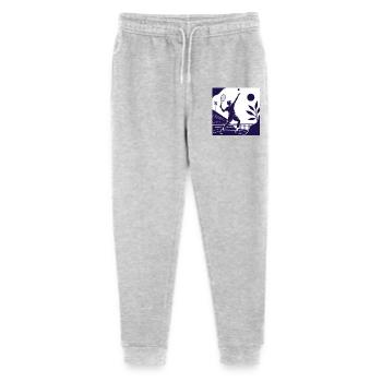 TENNIS WORLD - bg tennis AI Generated - Stanley/Stella Mini Mover Teen Organic Jogging Trousers  - heather grey - Front