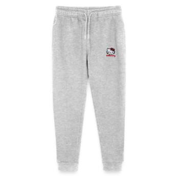 Hello Kitty Embroidered Portrait - Stanley/Stella Mini Mover Teen Organic Jogging Trousers  - heather grey - Front