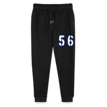 56 Zahl Symbol - Stanley/Stella Teenager Bio Jogginghose Mini Mover  - Schwarz - Vorne