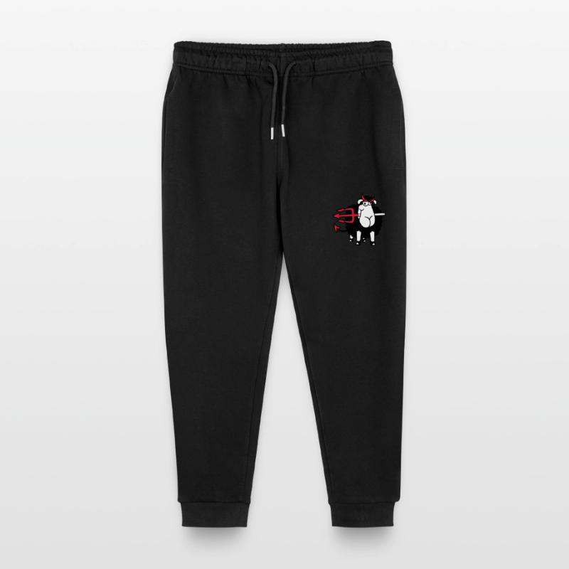 Sheep Devil Satan Hell Evil Trident Horns Cool Stanley/Stella Mini Mover Teen Organic Jogging Trousers 